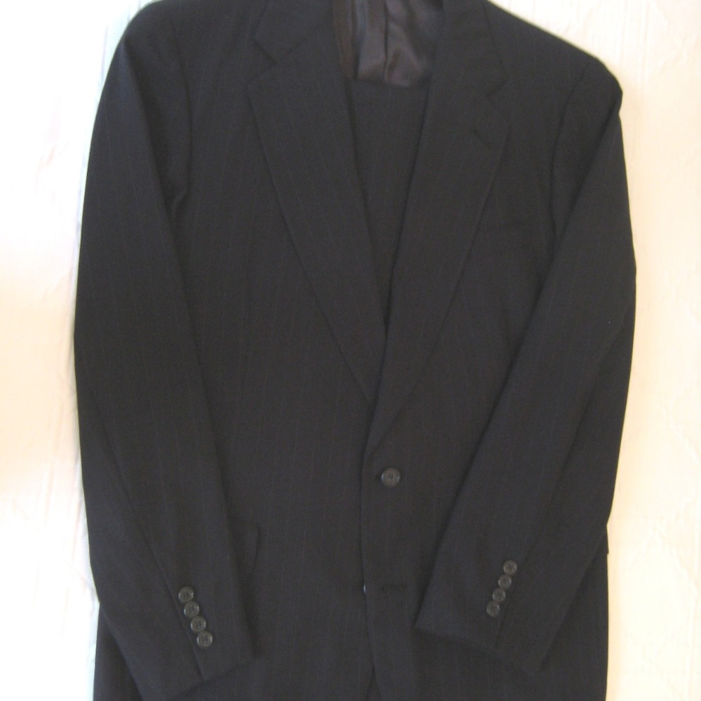 Gilbert Lodge 2 Piece Blue Pinstripe Suite